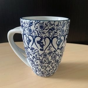 Disney Parks Mickey & Minnie Indigo Mug, vintage & collectible